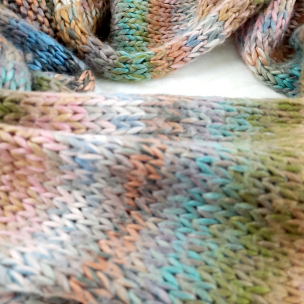 Multicolor Knit Scarf - Picture 6 of 8